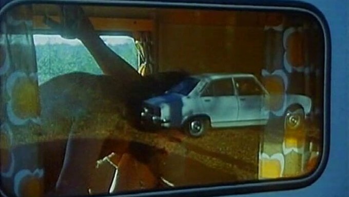 Kendi Kendine Giden Bir Otomobilde Eski Fransız Araba Seks