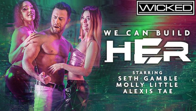 Alexis Tae Ve Molly Little, Seth Gamble Ve Shawn Alff Ile Sıcak Bir 3some Paylaşıyorlar