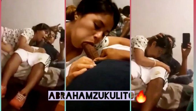Kahverengi Gözlü Üniversiteli Genç (18+) Derin Bir Sakso Alıyor