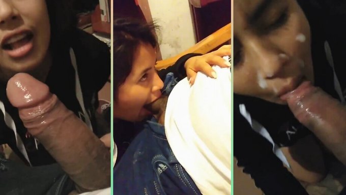Sevimli Kuzen Blowjob Alıyor Ve Benim Sikimden Ingilizce Öğreniyor