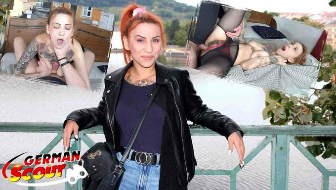 Tüylü Alman Bebek Vanessa Red, Göt Deliğini Siktiriyor