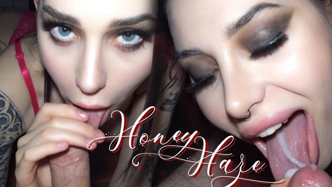 Bal Tatlısı Honey Haze Üvey Kız Kardeşine Sakso Çektirdi