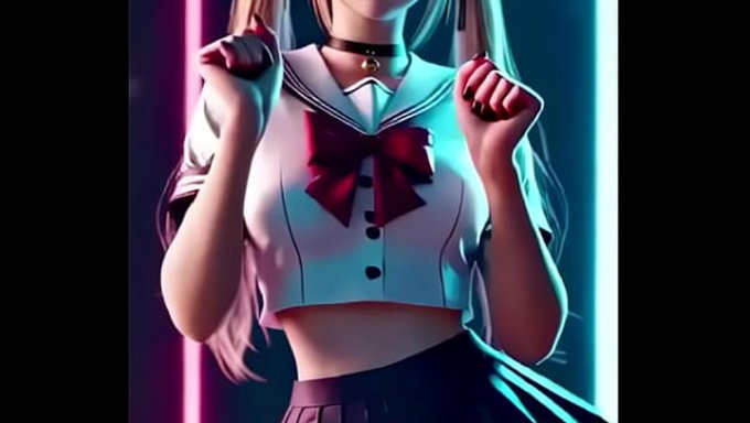 Marie Rose'Un Striptiz Dansı (T-Ara - Bo Peep Bo Peep) | Doa | 3d Dans | Sansürsüz Hentai Cosplay