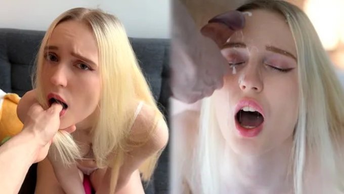 Bu Blowjob Ve Facefucking Videosunda Yüzüne Boşalma Ve Kadın Boşalmaları