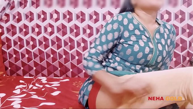 Hintli Çift Neha Ve Priya Ile Gerçek Ev Yapımı Video.