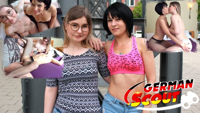 18+ Alman Genç Kızın Iki Kızla Ilk Üçlü Deneyimi