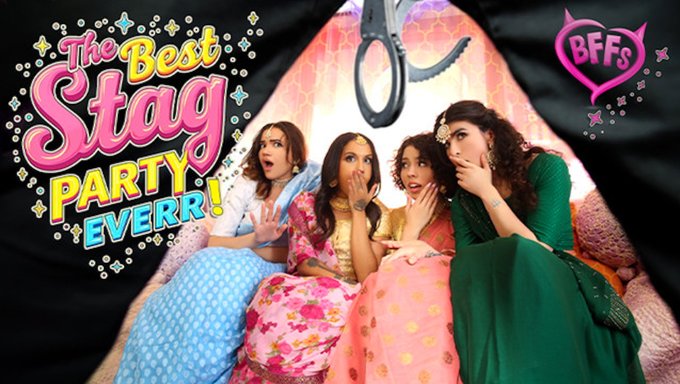 Duygusal Satine Summers, Egzotik Bir Hint Orgy'Sine Öncülük Ediyor.