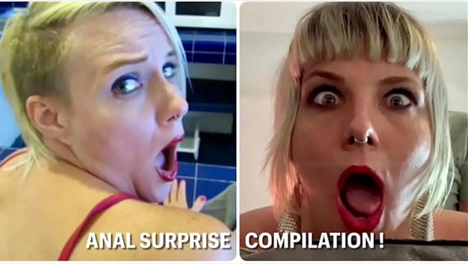 Benim Götüm Değil! Sürpriz Anal Amatör Cumpilation - Sexyspunkygirl'Ün Göt Oyunu Maceraları