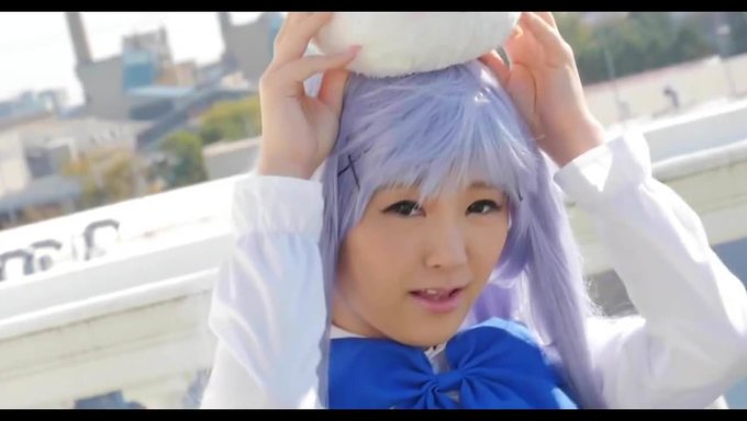 Hentai Babe Cosplay'De Mastürbasyon Yapıyor