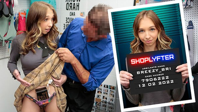 Minyon Hırsız Breezy Bri, Memurun Ofis Karşılaşmasındaki Arzularına Boyun Eğiyor