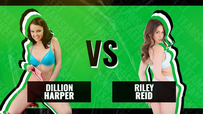 Riley Reid Ve Dillion Harper Sıcak Bir Oral Seks Gösterisinde