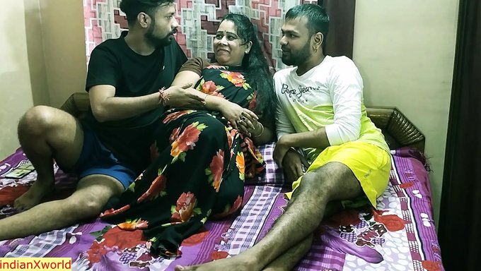 Güzel Bir Milf Ve Iki Azgın Devarla Sıcak Hint Üçlüsü
