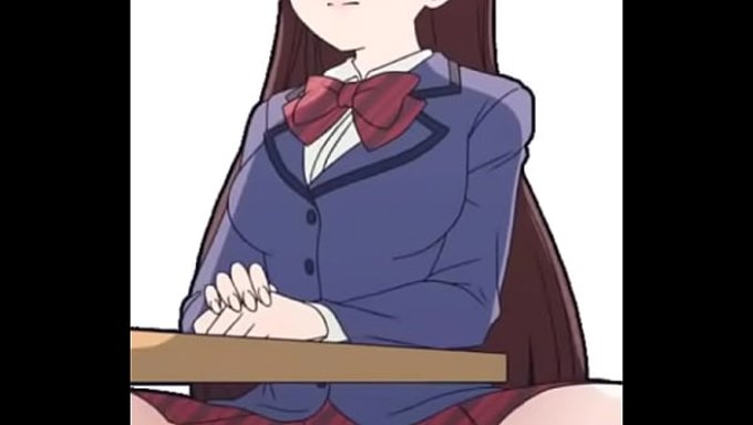 Hentai, Bir Okul Kızının Yalnız Başına Seks Oyuncağı Kullandığı Bir Sahne Sunuyor.