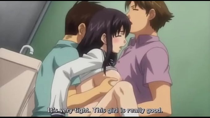 Altyazılı Hentai, Genç Kız Kardeşlerle Çift Penetrasyon Ve Üçlü Aksiyon Içeriyor.