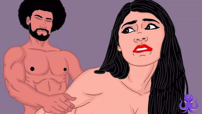 Hint Ev Kadını Mia Khalifa'Nın Büyük Siyah Yarrağıyla Animasyonlu Anal Buluşması