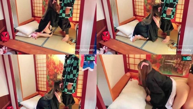 Tanjiro Ve Kanao'Nun Sıcak Ve Ateşli Buluşması
