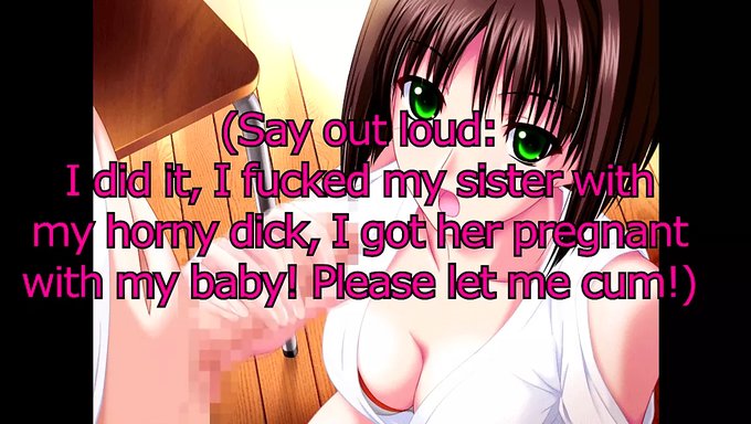 Hentai Kız Kardeşin Senin Zevkin Için Mastürbasyon Yapıyor