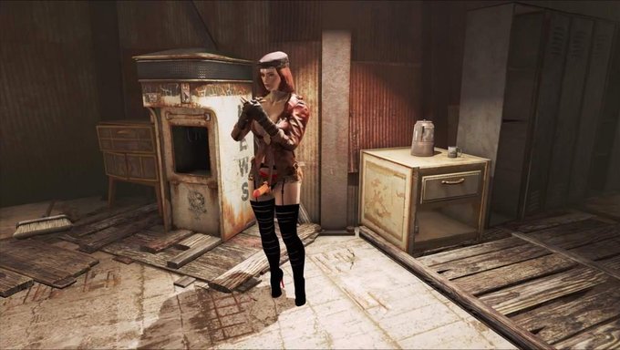 Fallout 4'Te Piper Ve Elie Ile Hentai Karikatürü