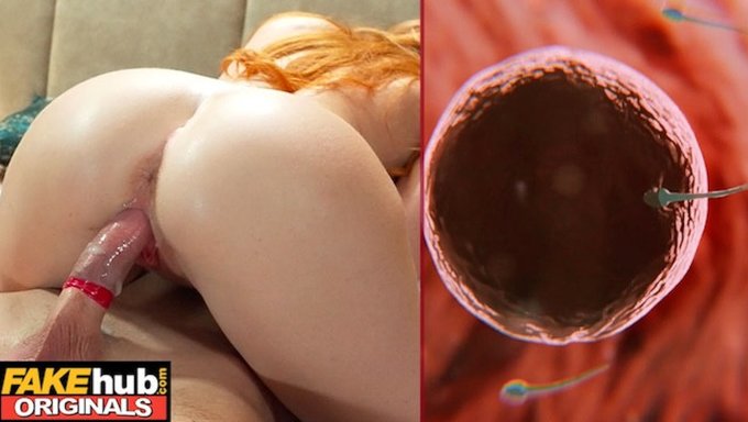 Kızıl Saçlı Milf'In Içinde Sert Spermlerle Tutkulu Seks Sahnesi