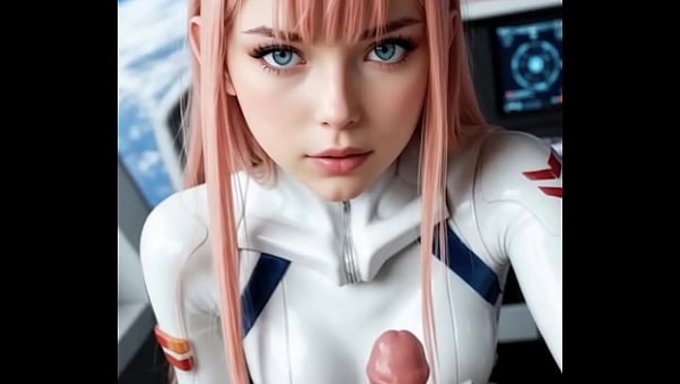 Zero Two'Nun Uzay Istasyonunda Ilk Kez Sikişmesi [Ai Generated]