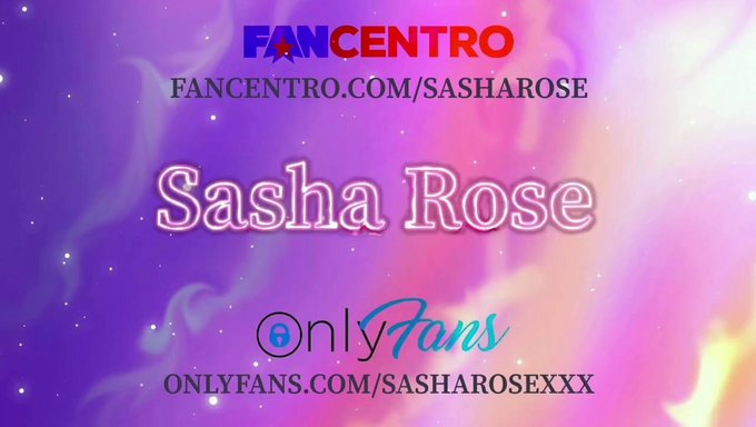 Sasha Rose, Anüsünde Büyük Bir Penisle Başa Çıkıyor
