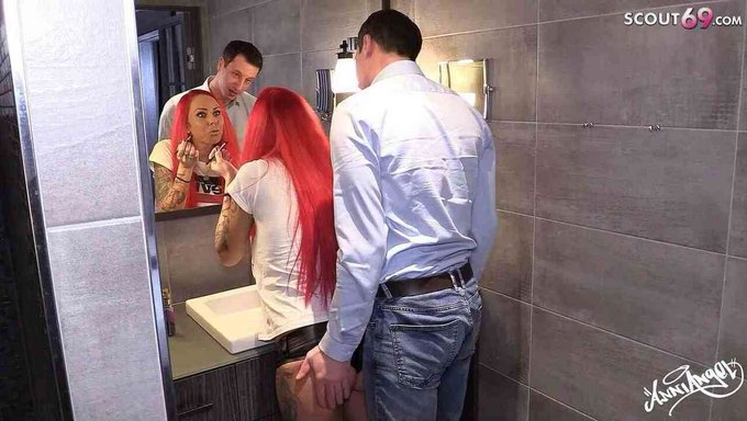 Alman Büyük Yarrağı, Oral Ve Sert Seksle Baştan Çıkarıyor Ve Sikişiyor