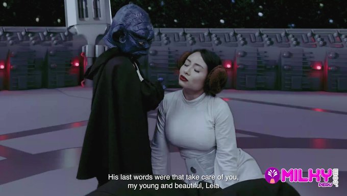 Star Wars Parodisinde Yoda Ve Leia Sıcak Cinsel Buluşmada