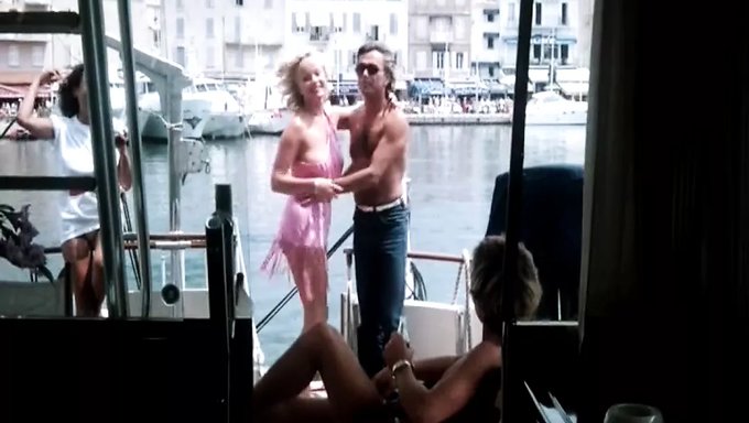 1981'De St. Tropez'De Eski Fransız Dans Partisi