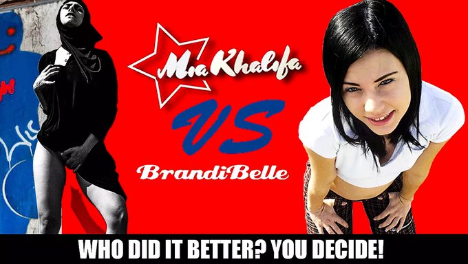 Mia Khalifa Vs. Brandi Belle Sert Bir Sakso Yarışmasında
