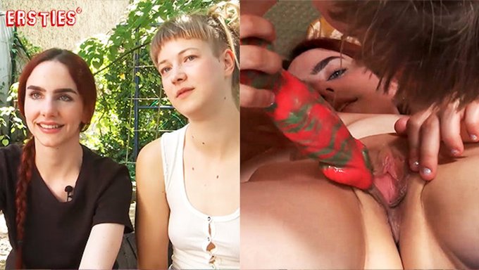 Ida Ve Claudia, Amatör Debut'Larında Lezbiyen Strapon Oyununu Keşfediyorlar