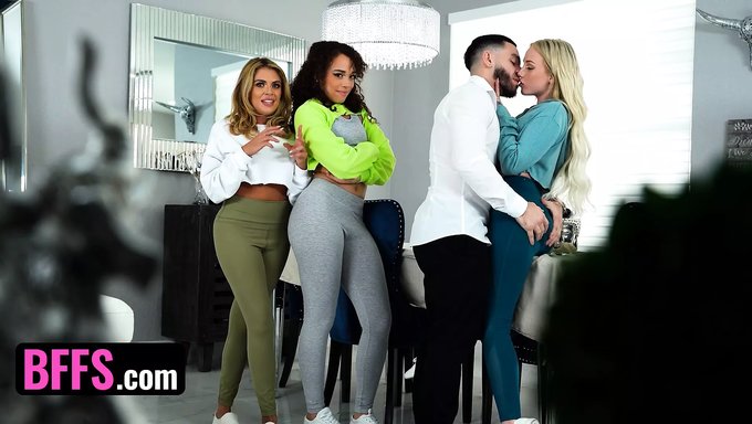 Sarışın Genç Evli Adam Tarafından Baştan Çıkarılıyor Ve Kandırılıyor