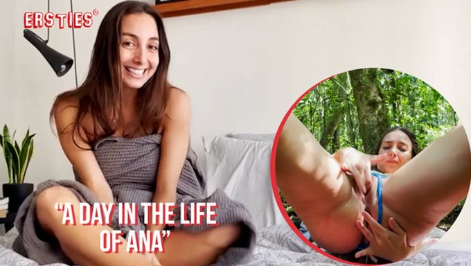 Ana B'Nin Dövmeleri Ve Doğal Büyük Göğüsleriyle Yüksek Çözünürlüklü Solo Macerası