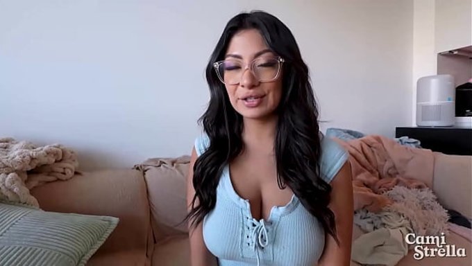 Çöreğimi Dölünle Kapla, Üvey Abi - Cami Strella X Lev Lieben - Ateşli Bir Pov Rol Yapma Sahnesi.
