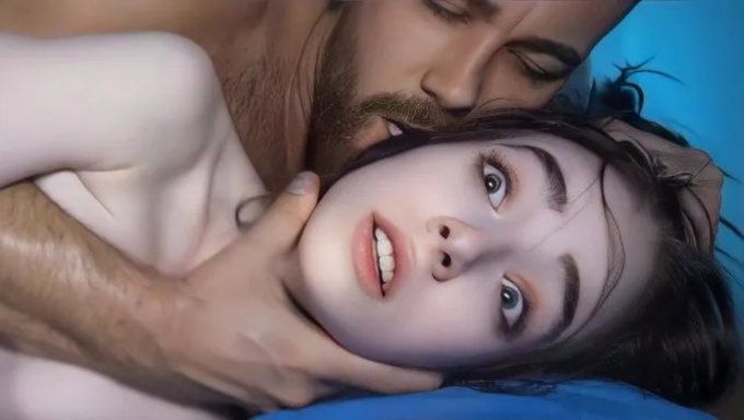 Genç Bir Esmer Genç, Babasının Büyük Üyesiyle Sınırlarını Keşfediyor