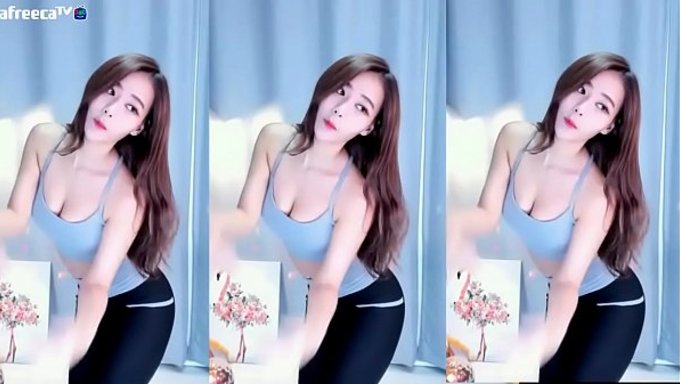Spor Salonunda, Kore Tarzı Bir Dansla Bj Haru'Nun Ateşli Dansı.