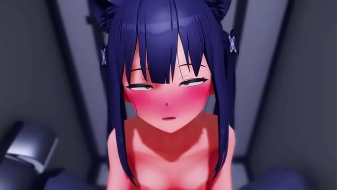 Xuelin Adında Bir Kızla Dev Göğüsleriyle 3d Animasyonlu Sikiş