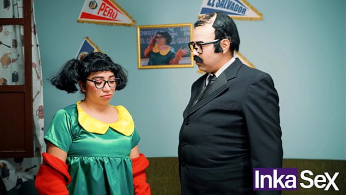 Minyon, Kıvrımlı Hatun Lisa Bullock, Kirasını Jambonlu Pastasını Yiyerek Alıyor.