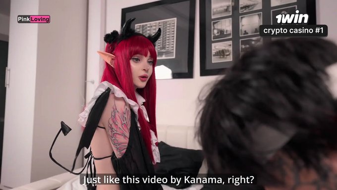 Cosplay Anime Kızı, Sevgilisiyle Aşk Otelinde Sikişiyor.