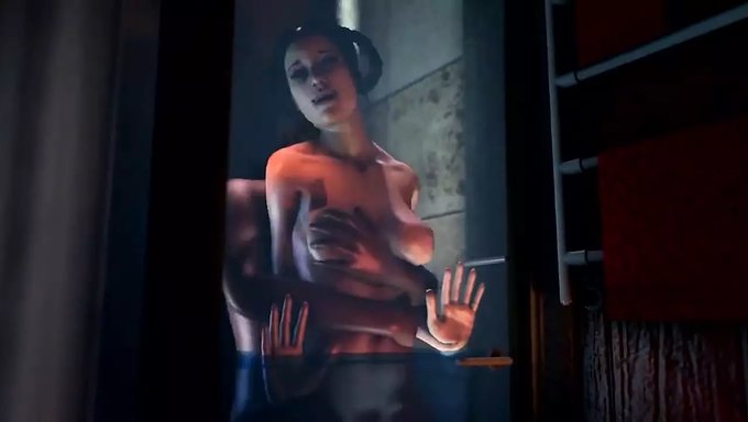 Büyük Yaraklı, Sıcak Esmerin Duşta Sikiştiği 3d Porno Videosu